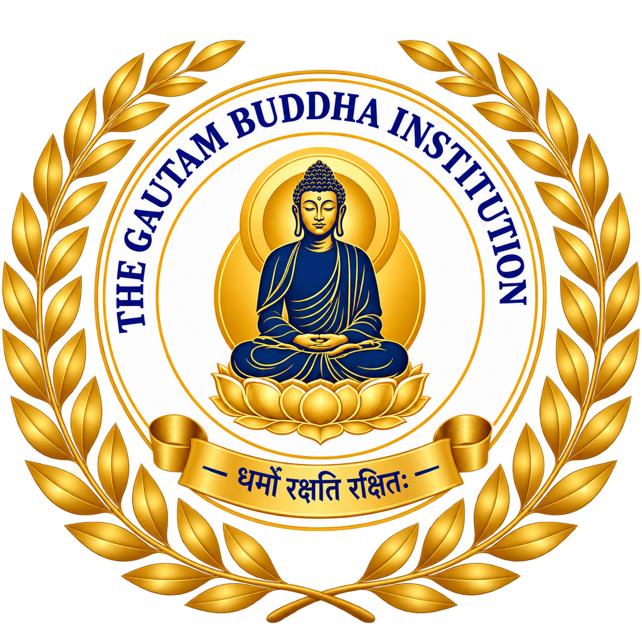 The Gautam Buddha Institution Logo
